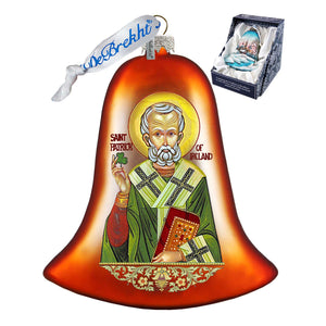 Saint Patrick Glass Ornament by G. DeBrekht