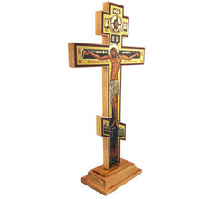 Load image into Gallery viewer, Standing Three Bar Orthodox Cross
