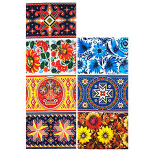 Load image into Gallery viewer, 7 Geometrical and Floral Ornaments Ukrainian Easter Egg Decorating Wraps
