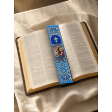 Load image into Gallery viewer, Set of 3 Nativity Of Christ  Book Markers Textile Art 9 1/8"x2"
