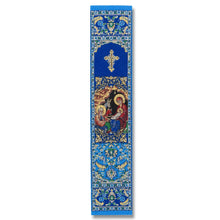 Load image into Gallery viewer, Set of 3 Nativity Of Christ  Book Markers Textile Art 9 1/8"x2"

