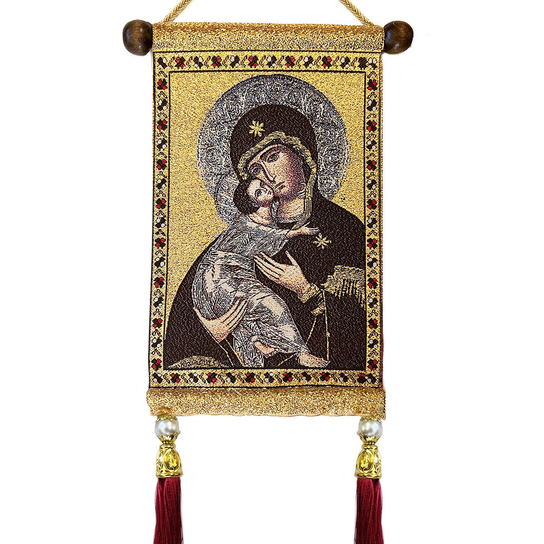 Virgin of Vladimir Tapestry Icon