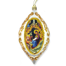 Load image into Gallery viewer, Christmas Ornament Decoration With Nativity of our Lord 6 1/2 Inch Non-Breakable
