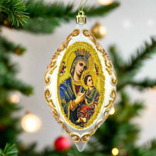 Load image into Gallery viewer, Christmas Ornament Perpetual Help 6 1/2 Inch Non-Breakable
