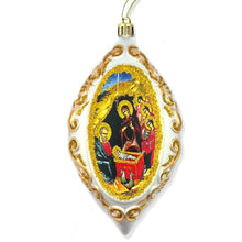 Load image into Gallery viewer, Christmas Ornament Decoration With Nativity of our Lord 6 1/2 Inch Non-Breakable
