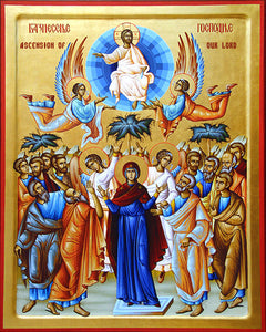 Ascension Orthodox Icon #1 Cross Stitch