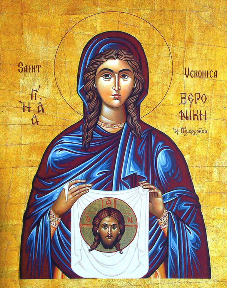 St. Veronica Icon Cross Stitch Pattern