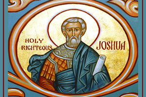 Righteous Joshua Icon Cross Stitch Pattern
