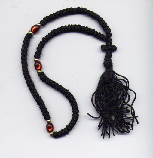 Prayer Rope 100 Knot Black