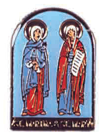 Sts. Martha and Mary Lapel Pin