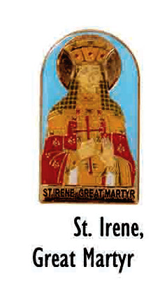 St. Irene The Great Martyr Lapel Pin