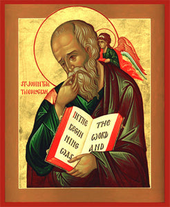 Orthodox St. John the Theologian Icon Cross Stitch Pattern