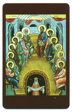 Load image into Gallery viewer, #958 Orthodox Prayer Card Holy Pentecost

