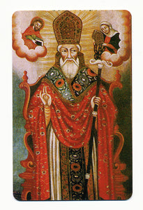 #976 Orthodox Prayer Card St. Gregory the Illuminator Armenian