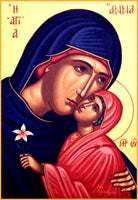 Sts. Anna and Mary Orthodox Icon Cross Stitch Pattern