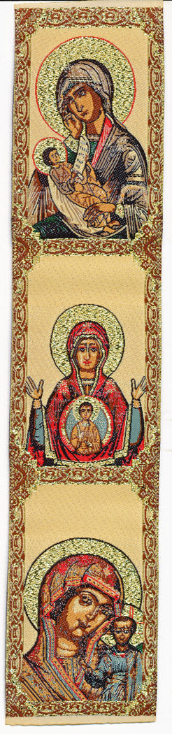 Orthodox Woven Bookmark Theotokos