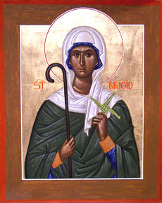 St. Bridget of Kildare Ireland Icon Cross Stitch Pattern