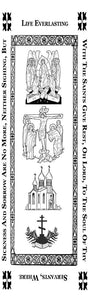 Orthodox Burial Shroud in English