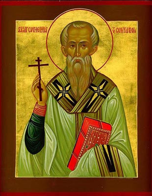 Orthodox St. Cornelius The Centurion Icon Cross Stitch Pattern
