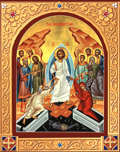 Resurrection Orthodox Icon #2 Cross Stitch