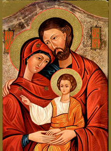 Holy Family Orthodox Icon Cross Stitch Pattern