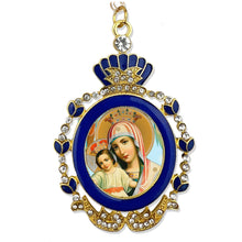 Load image into Gallery viewer, Framed Icon Ornament - Madonna and Child
