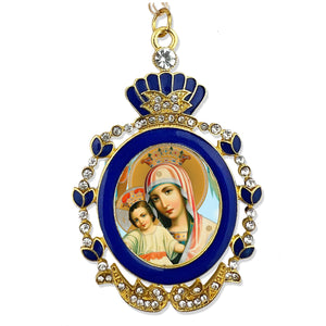 Framed Icon Ornament - Madonna and Child