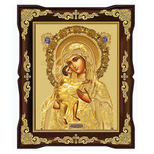 Load image into Gallery viewer, Framed Virgin Mary Feodorovskaya Icon of the Mother of God 8&quot; x 10&quot;
