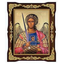 Load image into Gallery viewer, Framed Saint Michael 8&quot; x 10&quot;
