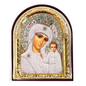 Arched Icon Virgin of Kazan