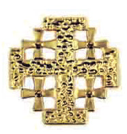 Icon Pin Jerusalem Cross