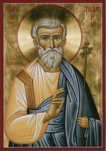 Orthodox St. Joseph of Arimathea Icon Cross Stitch Pattern