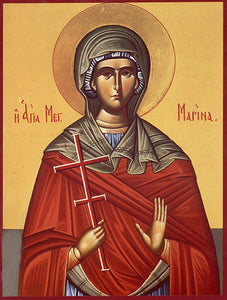 St. Marina Orthodox Icon Cross Stitch Pattern