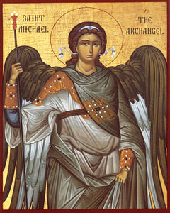 Archangel Michael Icon   #2 Cross Stitch
