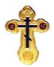 Icon Pin Millenium Style Cross