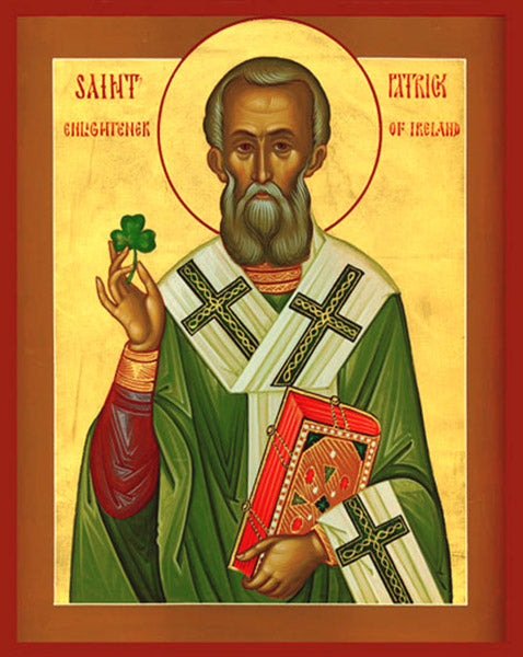 St. Patrick Icon Cross Stitch Pattern