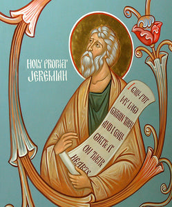 Prophet Jeremiah Icon Cross Stitch Pattern