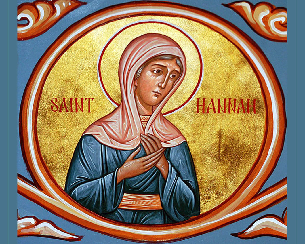 Prophetess Hannah the Mother of the Prophet Samuel Cross Stitch Pattern