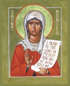 St. Monica Icon #2 Cross stitch Pattern