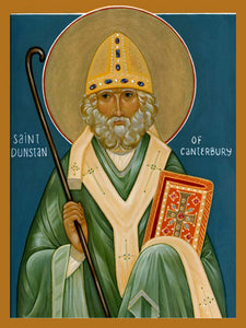 Orthodox St. Dunstan Icon Cross Stitch Pattern