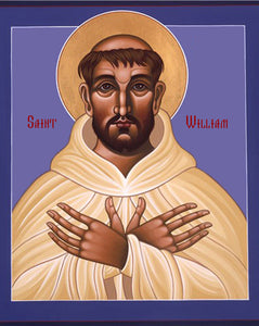 Orthodox St. William Icon Cross Stitch Pattern
