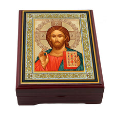 Load image into Gallery viewer, Wooden Icon Box - Christ The Teacher
