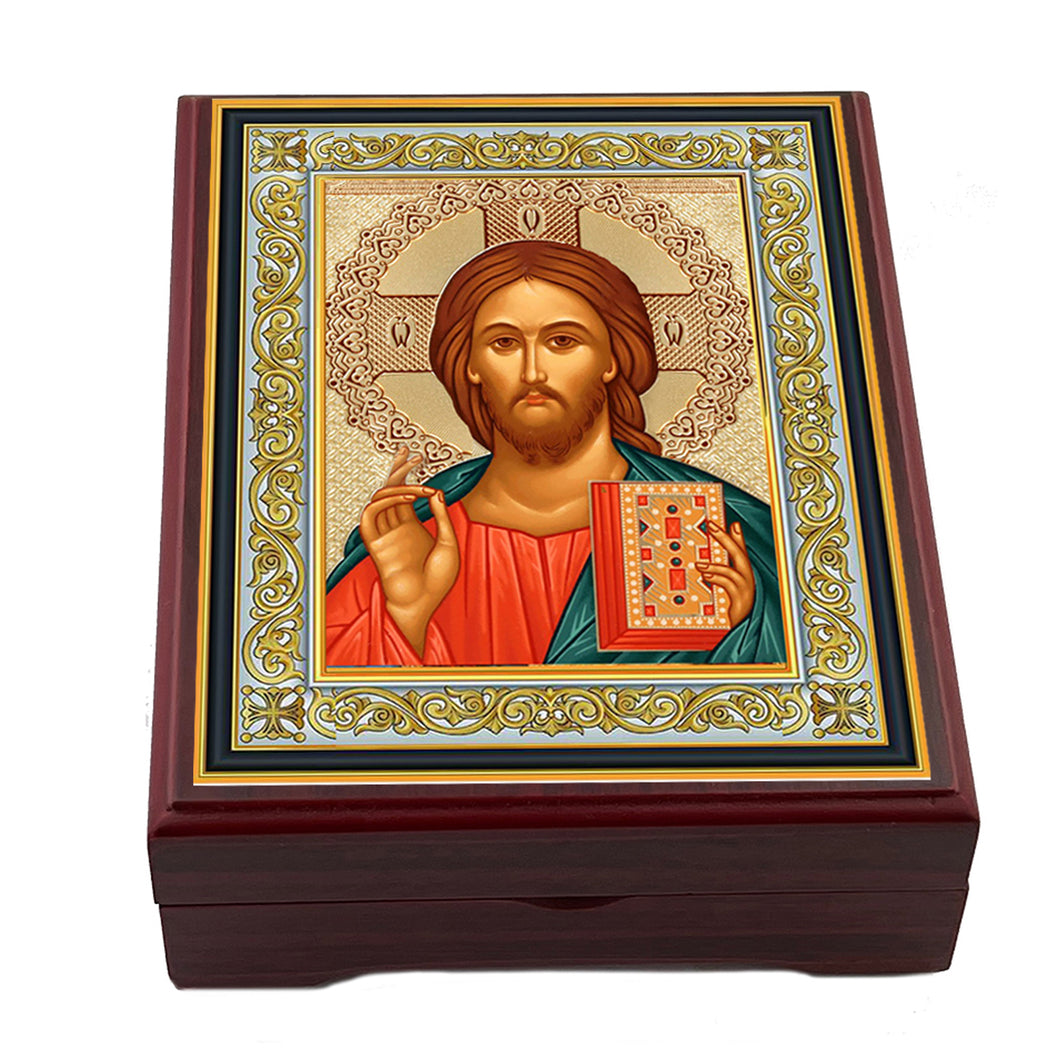 Wooden Icon Box - Christ The Teacher