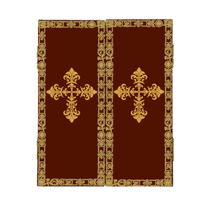 Saint Nicholas Icon Triptych Triptych With Archangels Michael and Gabriel - Gold Foil