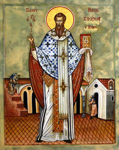 St. Basil Orthodox Icon  #2 Cross Stitch Pattern